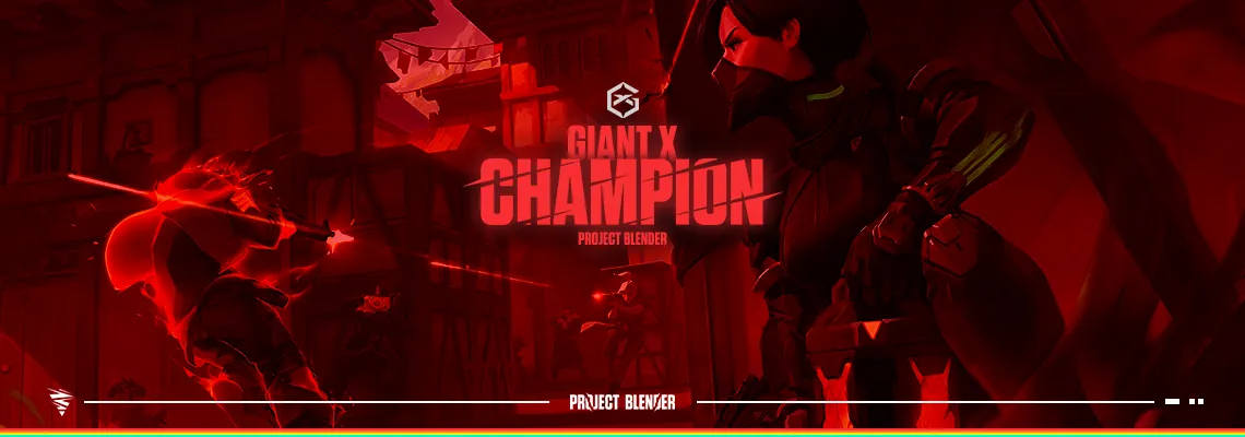 GiantX is your first Project Blender champion!