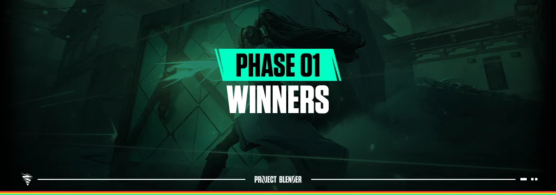 Project Blender Phase 01 Winners