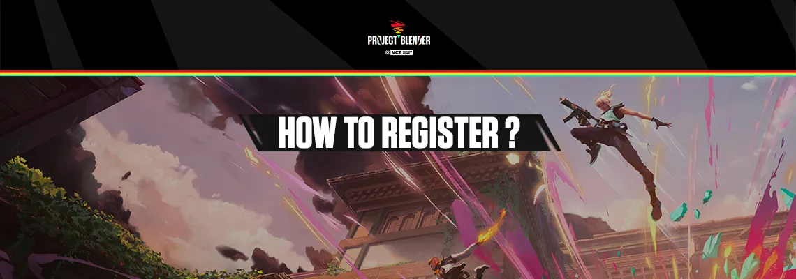 How to register to Project Blender?