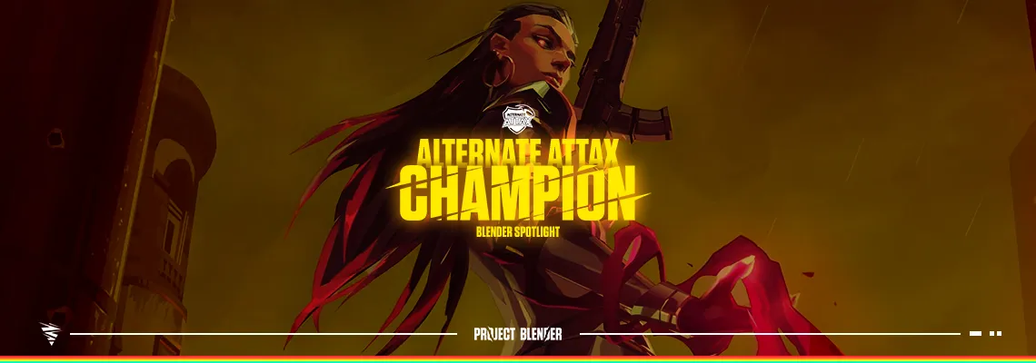 ALTERNATE aTTaX is your Blender Spotlight Champion