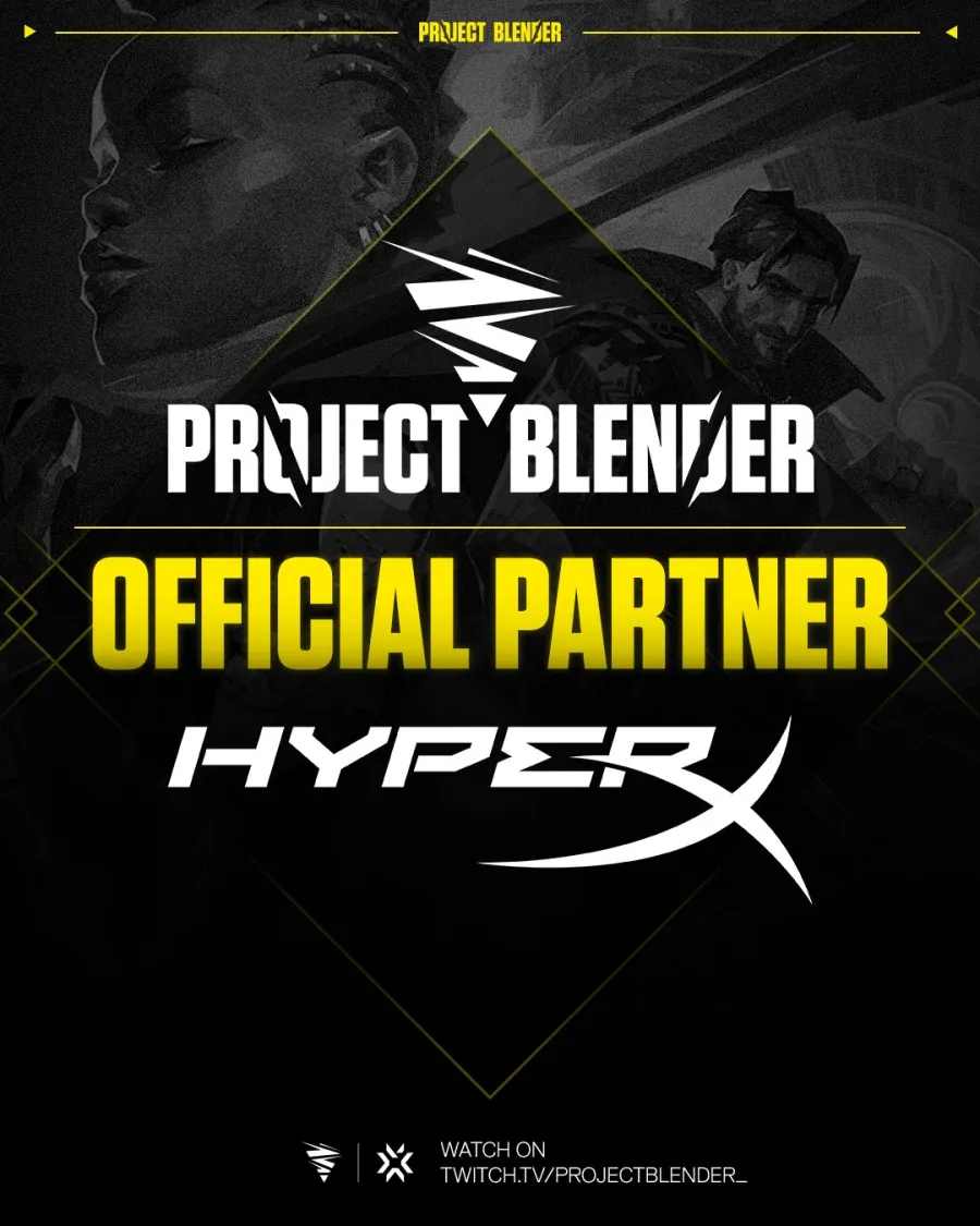 HyperX officially joins as partner