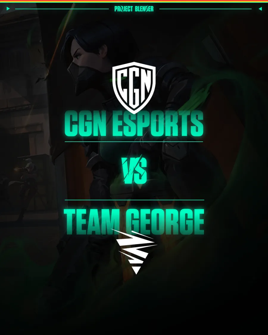 CGN Esports facing off against Team George in the Phase 01 Grand Final