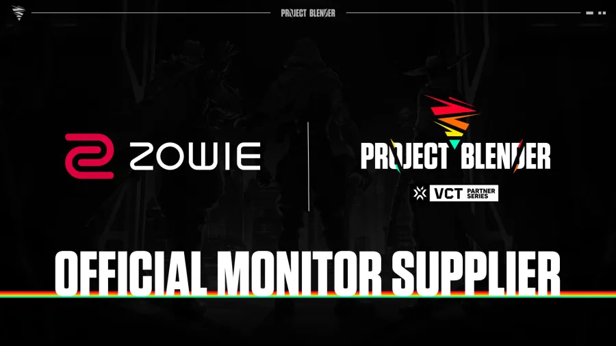 Project Blender welcomes ZOWIE as our Official Monitor Supplier